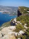 Corniche des Crêtes, mezi Cassis a La Ciotat východně od Marseille