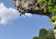 Gernefels, Top ten 9+, Běhy reaching the sixth bolt.